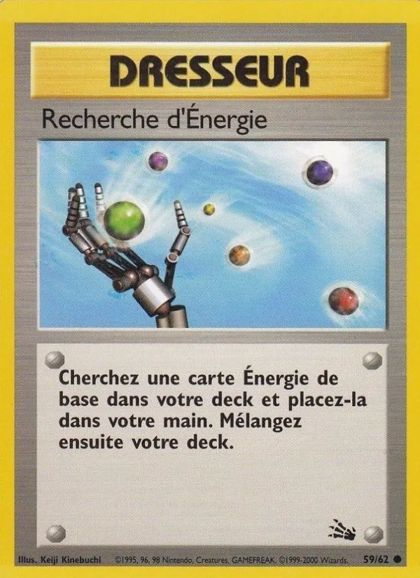 Recherche d&rsquo;Énergie