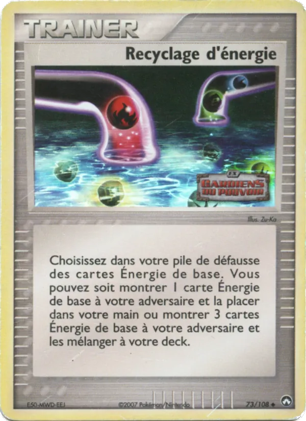 Recyclage d&rsquo;énergie