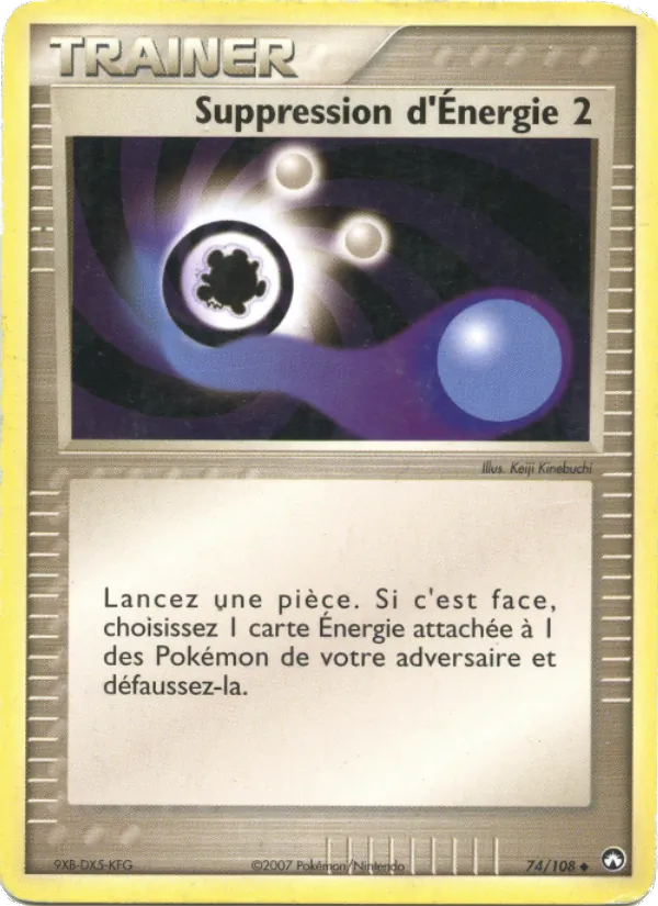 Suppression d&rsquo;Énergie 2