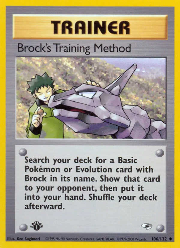 Brock&rsquo;s Training Method