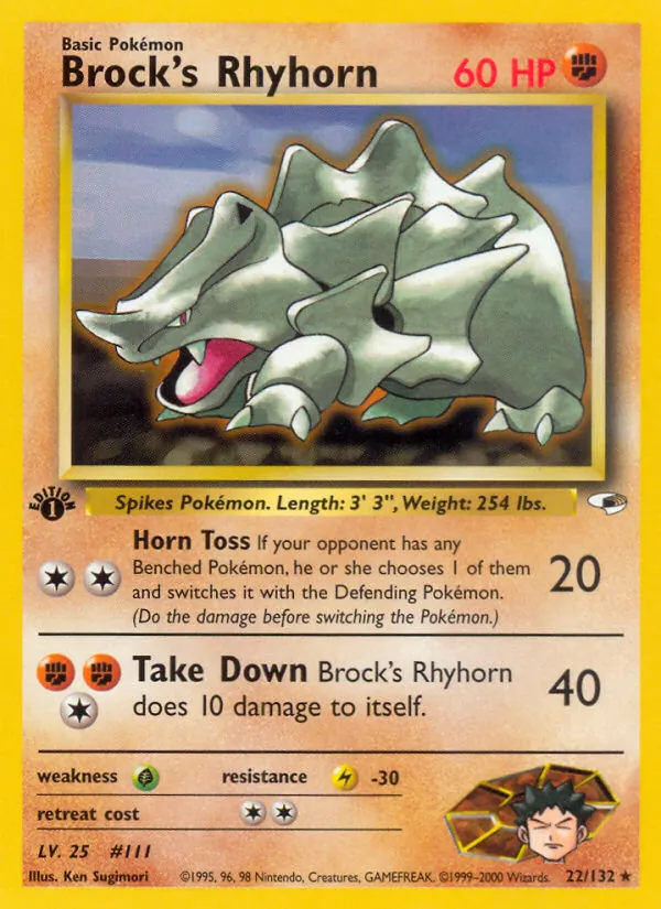 Brock&rsquo;s Rhyhorn