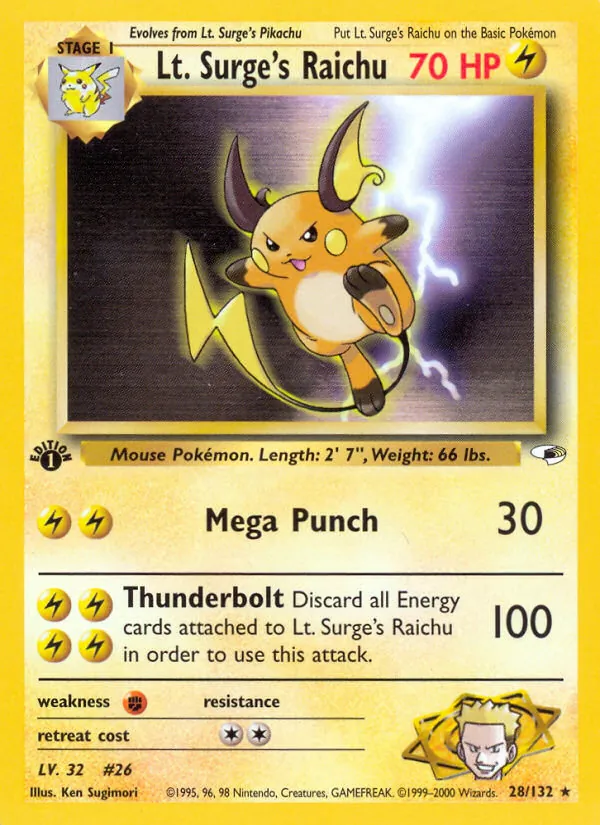 Lt. Surge&rsquo;s Raichu