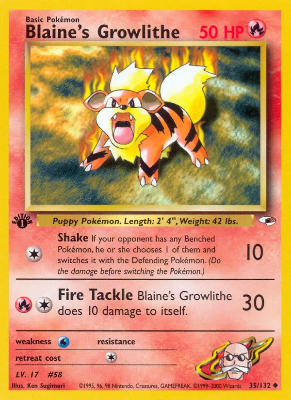 Blaine&rsquo;s Growlithe