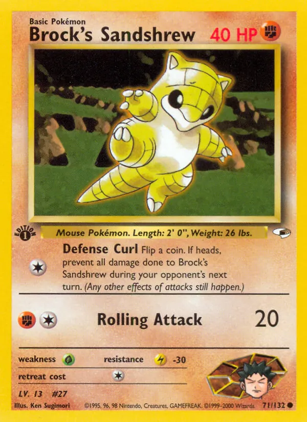 Brock&rsquo;s Sandshrew