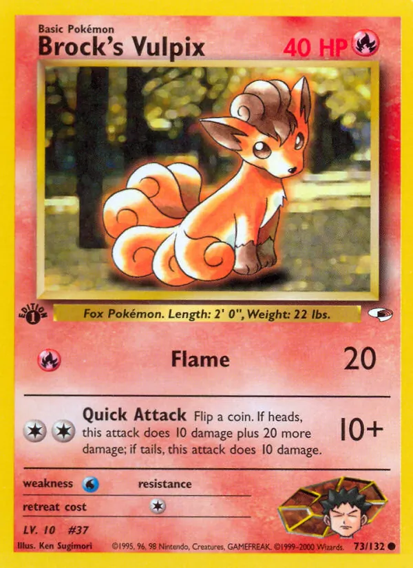 Brock&rsquo;s Vulpix