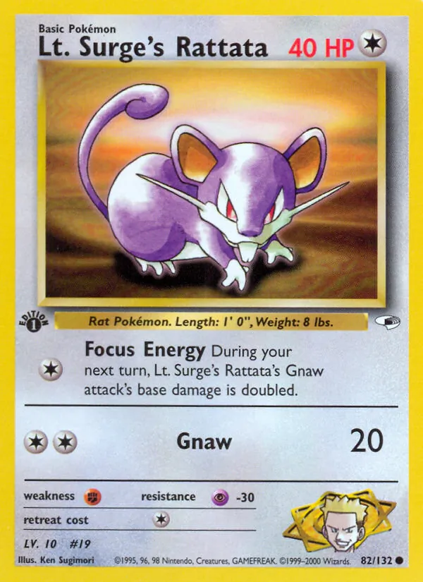 Lt. Surge&rsquo;s Rattata