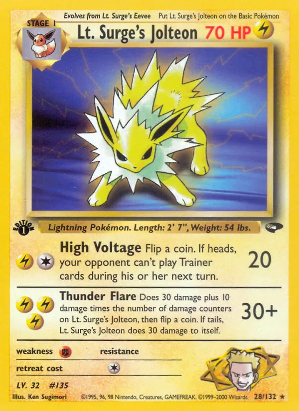 Lt. Surge&rsquo;s Jolteon