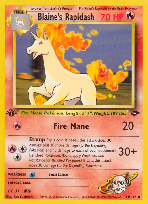 Blaine&rsquo;s Rapidash