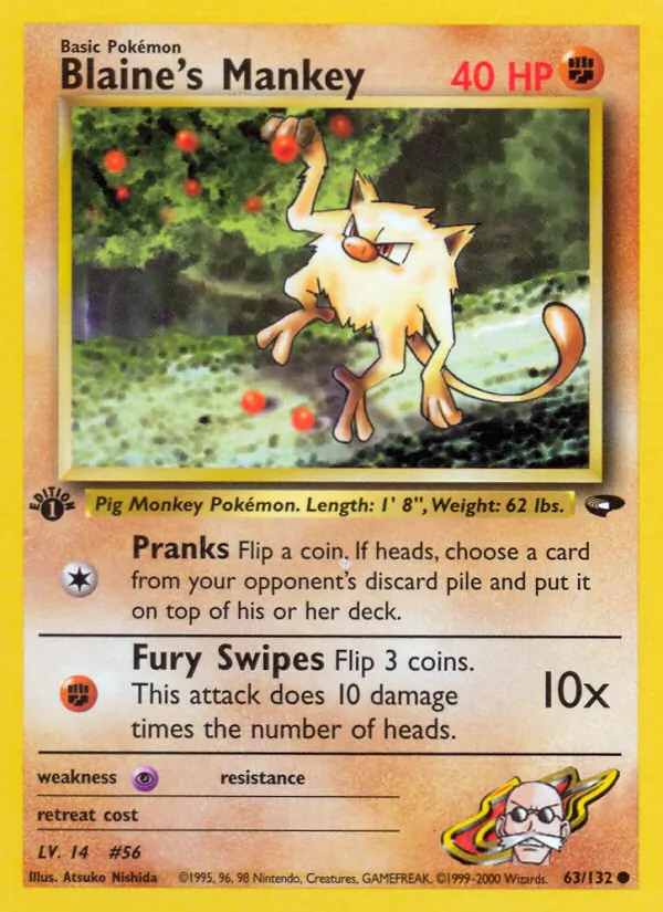 Blaine&rsquo;s Mankey