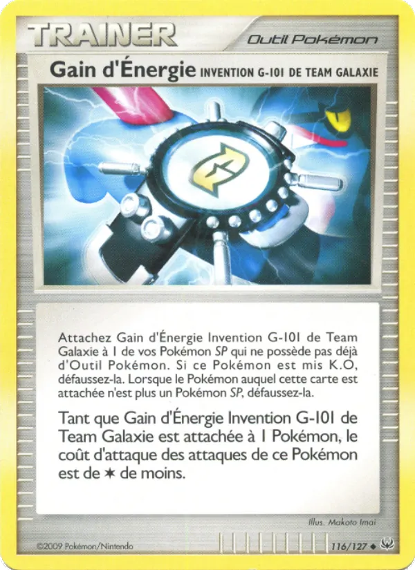 Gain d&rsquo;Énergie Invention G-101 de Team Galaxie