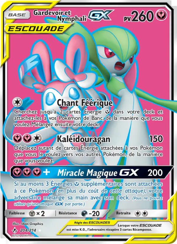 Gardevoir et Nymphali GX