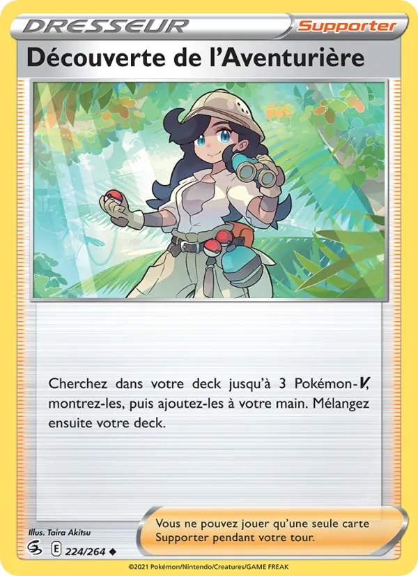Découverte de l&rsquo;Aventurière