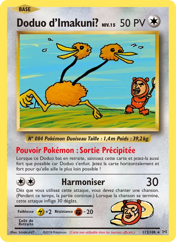 Doduo d&rsquo;Imakuni?
